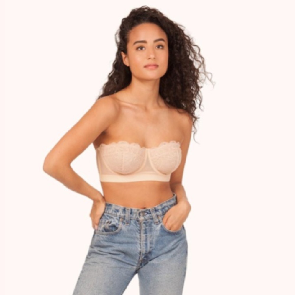 Lively lace strapless bra (nwot)